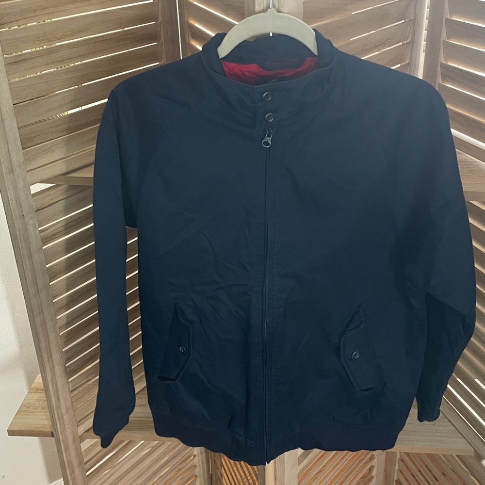 Gap Kids Bomber Jacket Navy, Red Cotton Lined. Size XL (12)